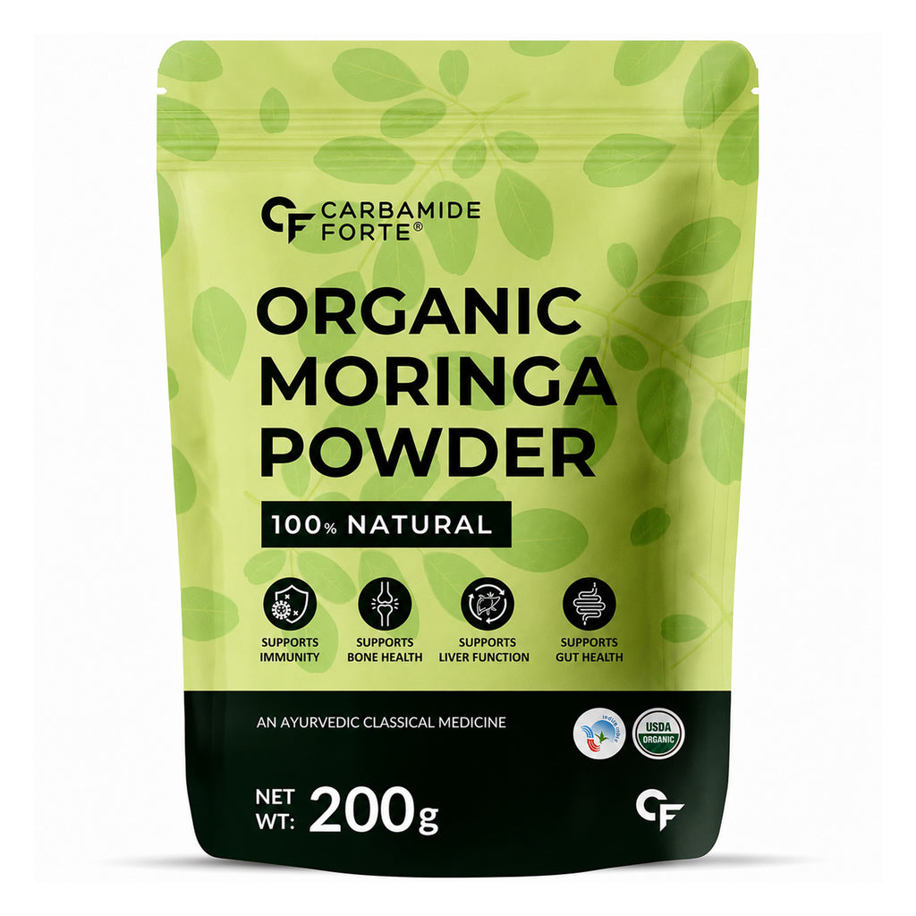 Organic Moringa Powder 200g | USDA Organic Moringa Leaf Powder | Pure Moringa Oleifera Superfood