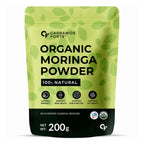 Organic Moringa Powder 200g | USDA Organic Moringa Leaf Powder | Pure Moringa Oleifera Superfood