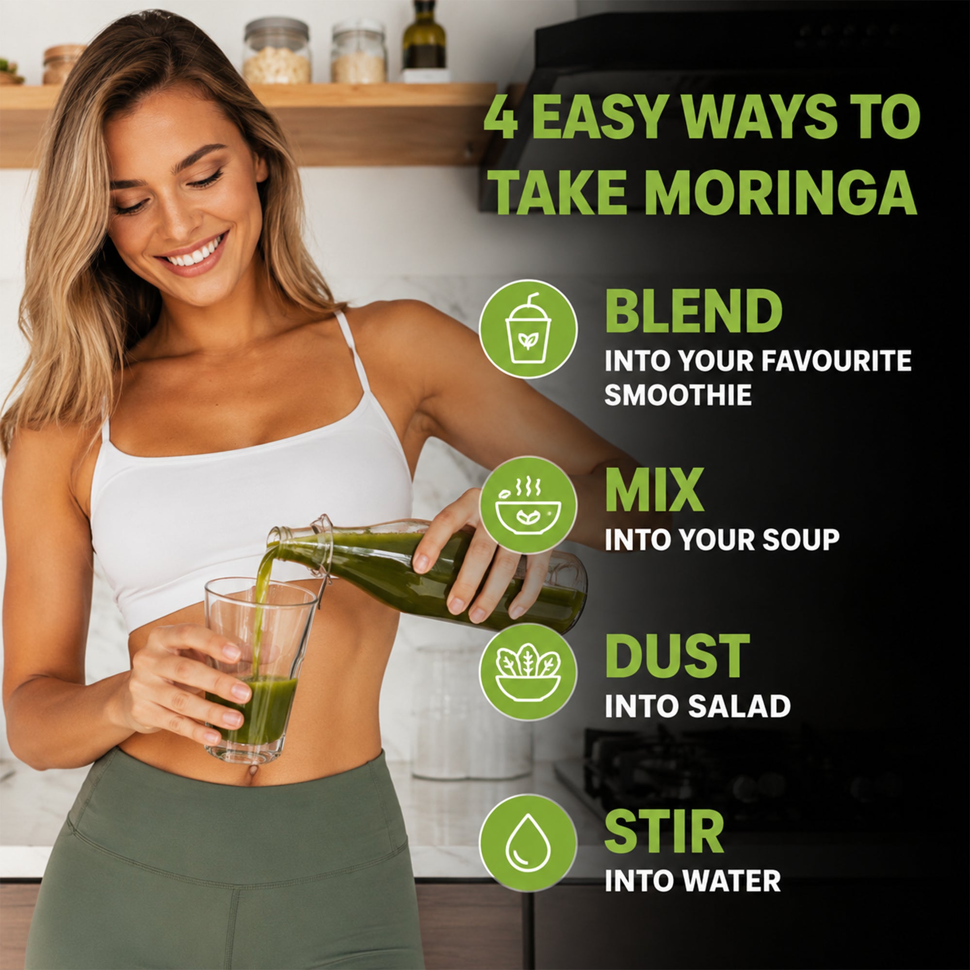 Organic Moringa Powder 200g | USDA Organic Moringa Leaf Powder | Pure Moringa Oleifera Superfood