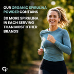 Organic Spirulina Powder 100g | Pure Spirulina Powder | 62% Protein Green Superfood