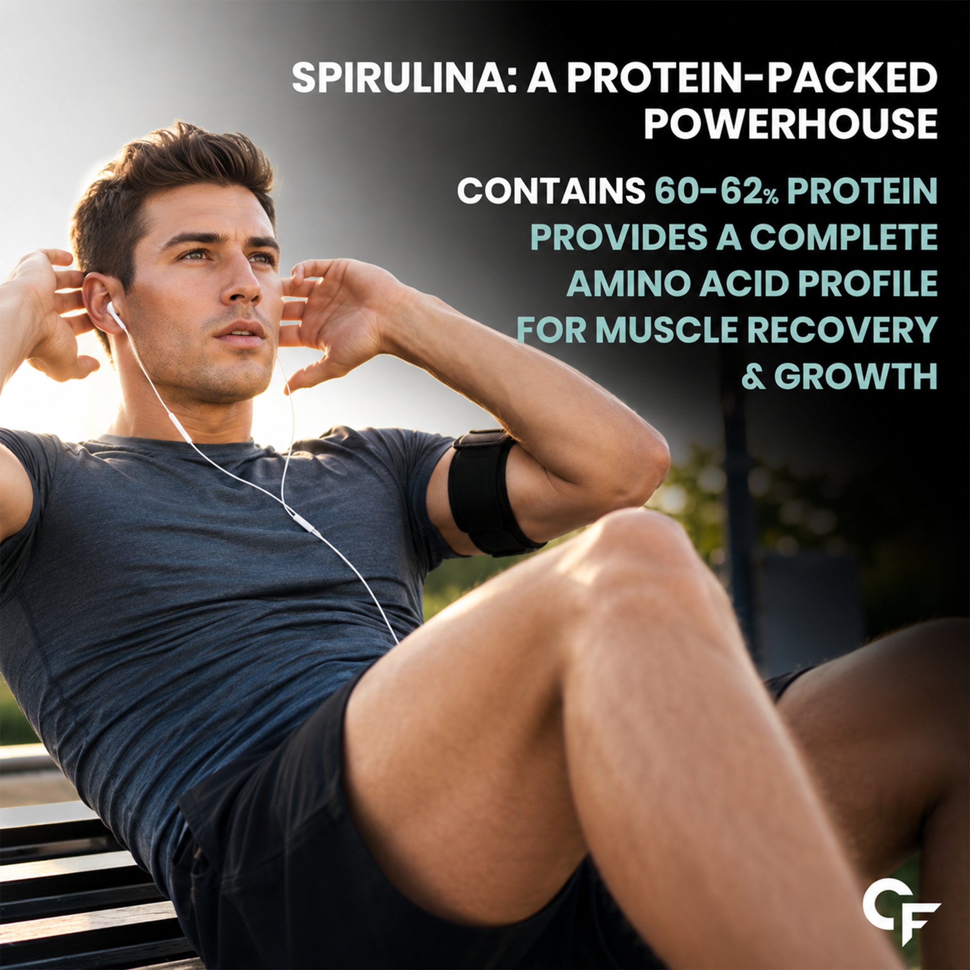 Organic Spirulina Powder 100g | Pure Spirulina Powder | 62% Protein Green Superfood