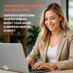 Melatonin 5mg Sleep Support Tablets with Tagar & Vitamin B6 | 60 Tablets for Relaxation & Restful Sleep