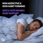 Melatonin 10mg Sleep Support Tablets with Tagar & Vitamin B6 | Calmness & Relaxation | 60 Vegetarian Tablets