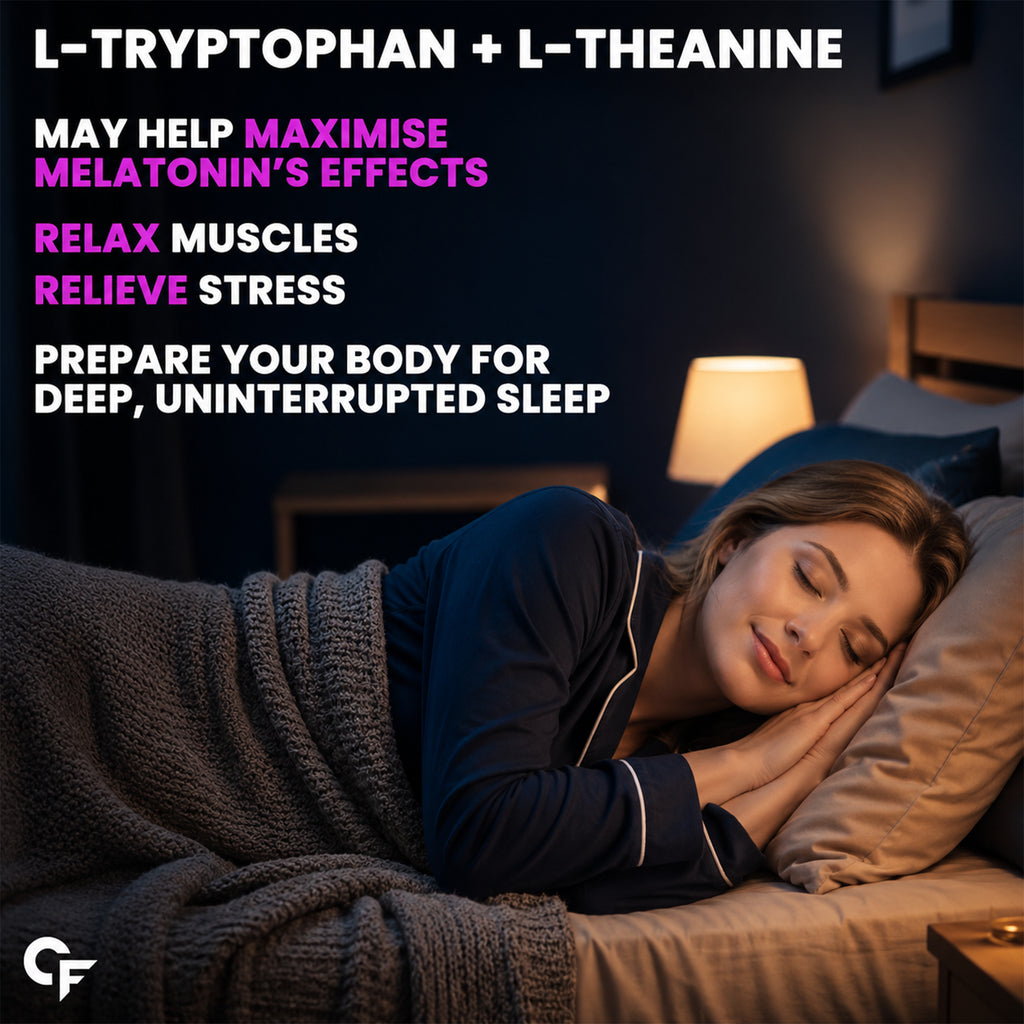 Melatonin 10mg Sleep Gummies with Tagar, Chamomile, L-Tryptophan & Vitamin B6 | No Added Sugar | Strawberry Flavor | Vegetarian | 60 Gummies