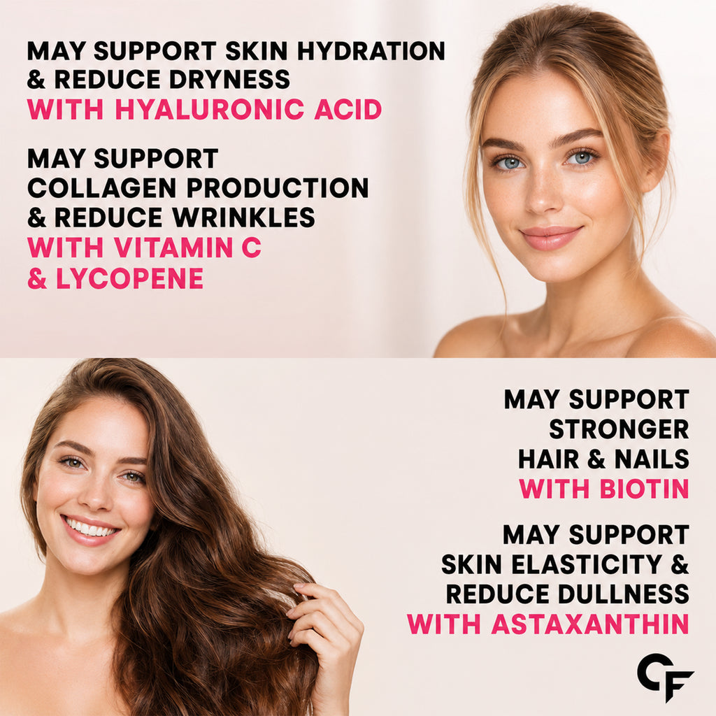 L-Glutathione 500mg with Hyaluronic Acid, Vitamin C, Biotin, Vitamin E, Astaxanthin & Lycopene | Skin Health, Hydration & Antioxidant Support | 30 Vegetarian Tablets