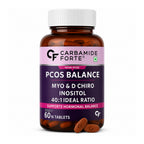 Myo & D-Chiro Inositol 40:1 Ratio 2050mg with Berberine, Zinc, Folate & Vitamin D | PCOS Hormonal Balance Supplement for Women | 60 Tablets