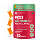 Myo Inositol & D-Chiro Inositol Gummies 40:1 for Women | PCOS Support, Hormonal Balance, Vegan, No Added Sugar, 60 Gummies