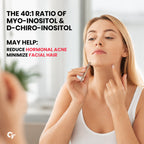 Myo Inositol & D-Chiro Inositol Gummies 40:1 for Women | PCOS Support, Hormonal Balance, Vegan, No Added Sugar, 60 Gummies
