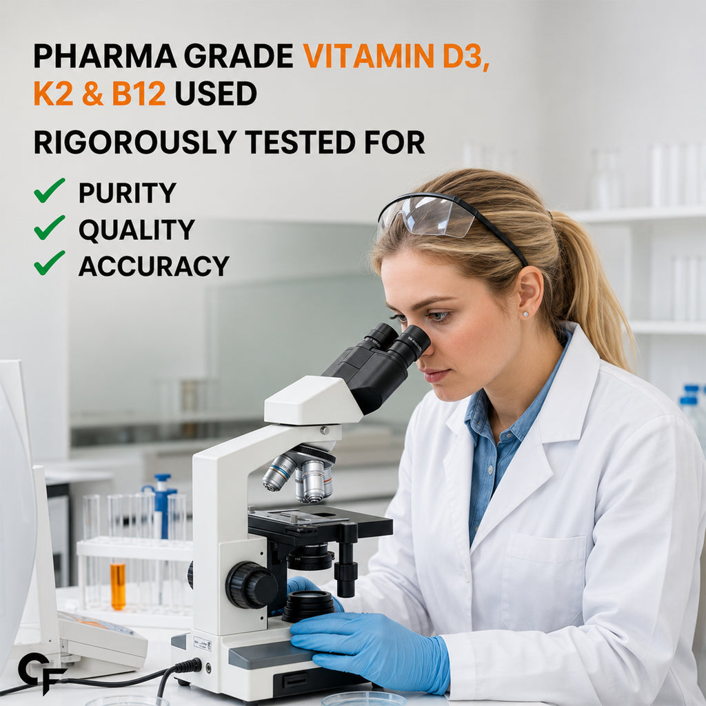 Vitamin D3 + K2 MK7 + B12 Gummies 60 Count | Veg Lichen Vitamin D3 600 IU | No Added Sugar | Bone & Immune Support | Mango Flavour | Vegetarian