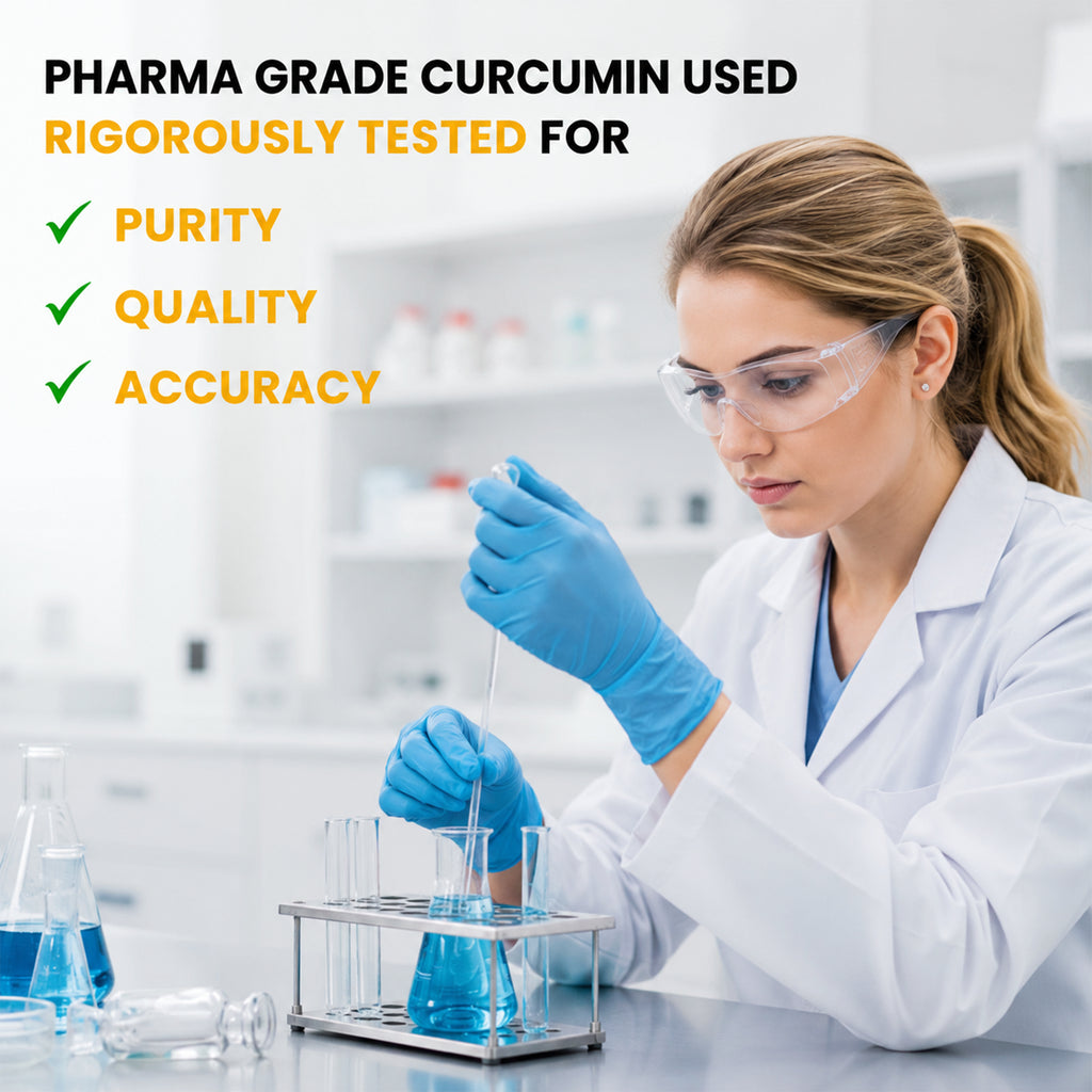 Curcuvon Curcumin 1500mg with 95% Curcuminoids, Piperine & Ginger Extract | Turmeric Supplement for Immunity & Antioxidant Support | 90 Tablets