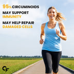 Curcuvon Curcumin 1500mg with 95% Curcuminoids, Piperine & Ginger Extract | Turmeric Supplement for Immunity & Antioxidant Support | 60 Tablets