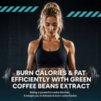 Burner 8X Weight Management Tablets | Garcinia Cambogia, Green Coffee Bean, Green Tea Extract, CLA & Chromium | Fat Burner Supplement | 60 Vegetarian Tablets
