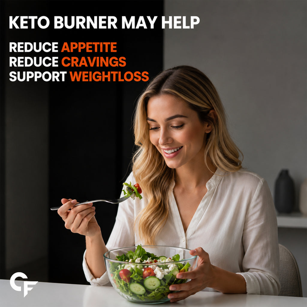 Keto Burner Tablets with Garcinia Cambogia, Green Tea, Green Coffee Bean & L-Carnitine | Metabolism & Energy Support | 60 Vegetarian Tablets