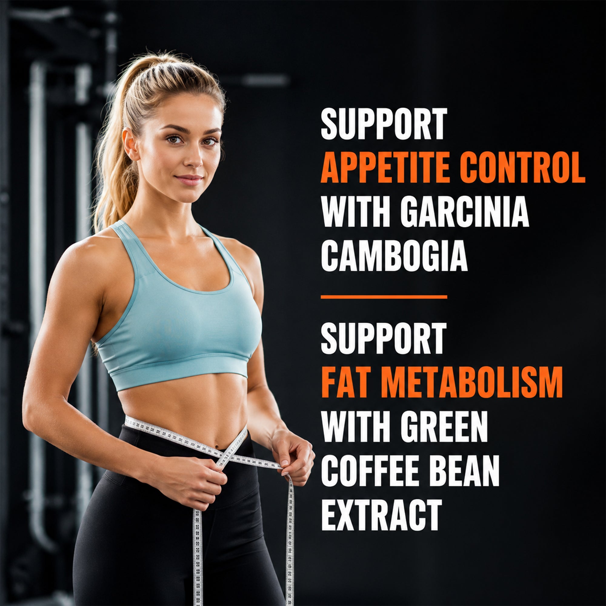Keto Burner Tablets with Garcinia Cambogia, Green Tea, Green Coffee Bean & L-Carnitine | Metabolism & Energy Support | 60 Vegetarian Tablets