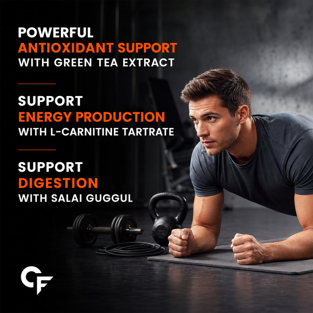 Keto Burner Tablets with Garcinia Cambogia, Green Tea, Green Coffee Bean & L-Carnitine | Metabolism & Energy Support | 60 Vegetarian Tablets
