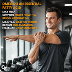 Vegetarian Omega 3 DHA 2000mg Capsules | Plant-Based Algal Oil Supplement | Vegan Fish Oil Alternative | Supports Brain, Heart, Joint & Immune Health | 120 Liquid-Filled Capsules