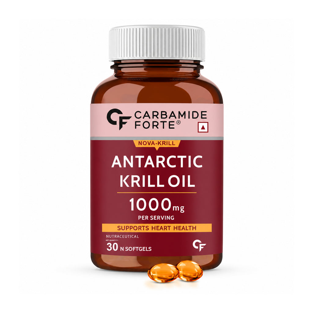 Antarctic Krill Oil 1000mg Softgels | Omega-3 EPA DHA & Astaxanthin | Marine Phospholipids | Heart Health Support | 30 Softgels