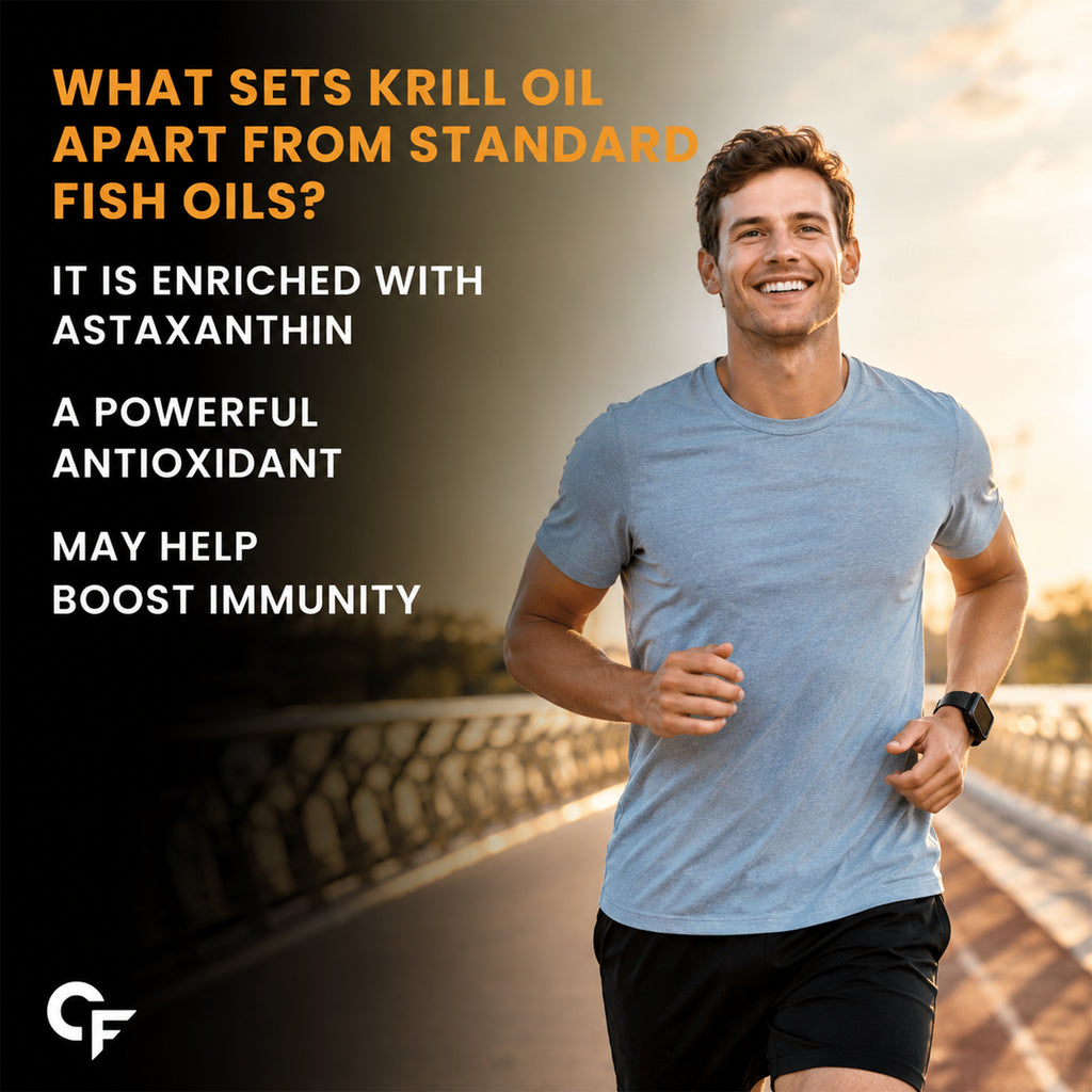 Antarctic Krill Oil 1000mg Softgels | Omega-3 EPA DHA & Astaxanthin | Marine Phospholipids | Heart Health Support | 30 Softgels