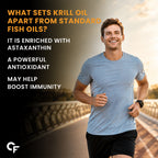 Antarctic Krill Oil 1000mg Softgels | Omega-3 EPA DHA & Astaxanthin | Marine Phospholipids | Heart Health Support | 30 Softgels