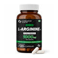 L-Arginine HCl 1000mg with Chromium Picolinate | Extra Strength Nitric Oxide & Endurance Support | Muscle Recovery & Energy | 120 Vegetarian Capsules