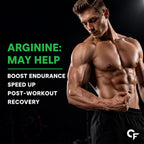 L-Arginine HCl 1000mg with Chromium Picolinate | Extra Strength Nitric Oxide & Endurance Support | Muscle Recovery & Energy | 120 Vegetarian Capsules