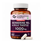 Berberine 1000mg with Milk Thistle & Cinnamon Capsules | 98% Berberine HCl | Metabolism, Liver, Digestion & Immune Support | 60 Capsules