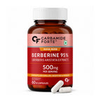 Berberine 95% 500mg with Milk Thistle & Cinnamon | 60 Vegetarian Capsules | Metabolism, Digestion & Immune Support Supplement