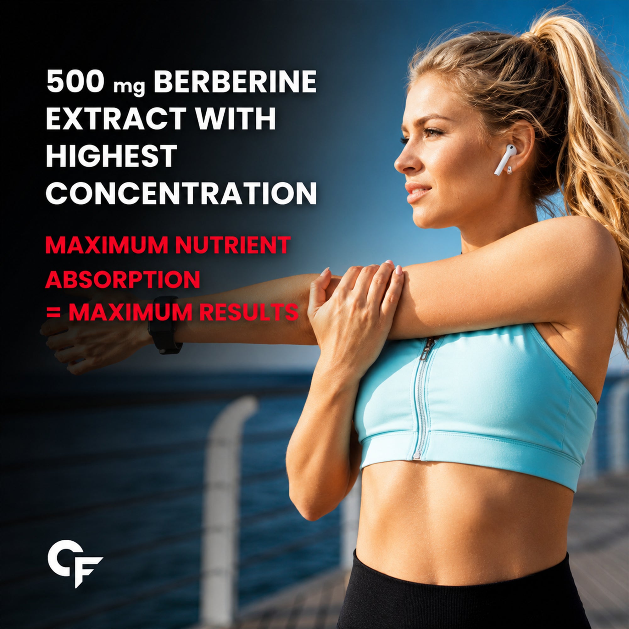 Berberine 95% 500mg with Milk Thistle & Cinnamon | 60 Vegetarian Capsules | Metabolism, Digestion & Immune Support Supplement