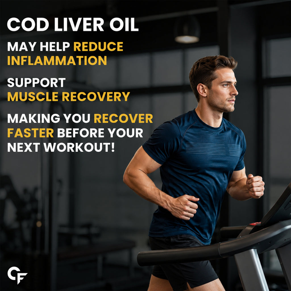 Cod Liver Oil 300mg Softgels with Omega-3 EPA DHA, Vitamin A & D3 | Heart, Joint & Eye Health Support | Molecularly Distilled | No Fishy Burps | Lemon Flavoured | 120 Softgels