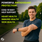 Coenzyme Q10 300mg with Selenium 40mcg | High Absorption CoQ10 Supplement for Heart Health, Cellular Energy & Antioxidant Support | Non-GMO, Gluten-Free | 30 Capsules