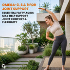 Flaxseed Oil Capsules 1000mg | Plant-Based Omega 3 6 9 Supplement | Cold Pressed Vegetarian Omega-3 | Heart, Brain, Skin & Joint Support | 60 Capsules
