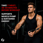 L-Arginine 1000mg Tablets | Nitric Oxide Booster for Endurance, Energy & Workout Performance | 180 Tablets | 6-Month Supply