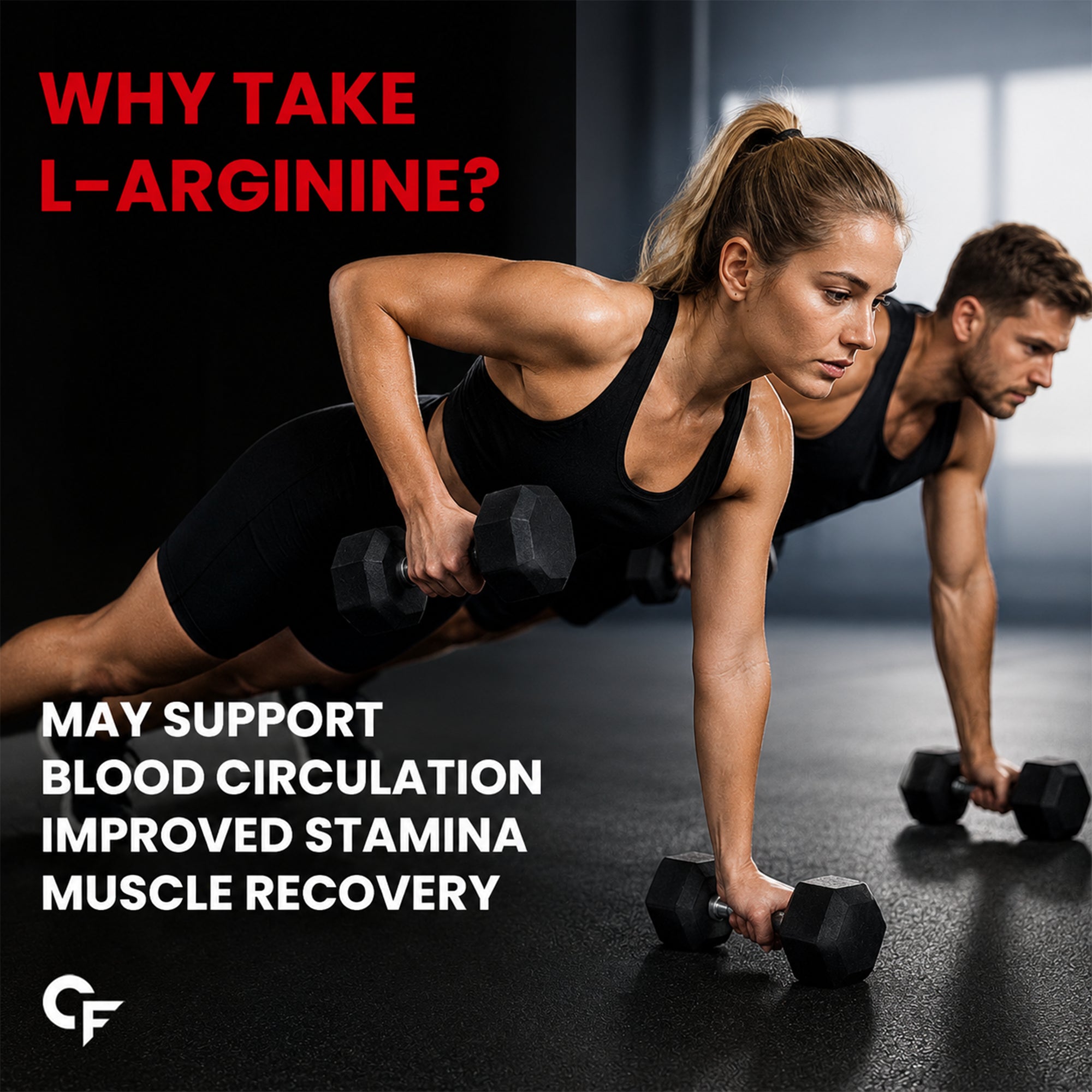 L-Arginine 1000mg Tablets | Nitric Oxide Booster for Endurance, Energy & Workout Performance | 180 Tablets | 6-Month Supply