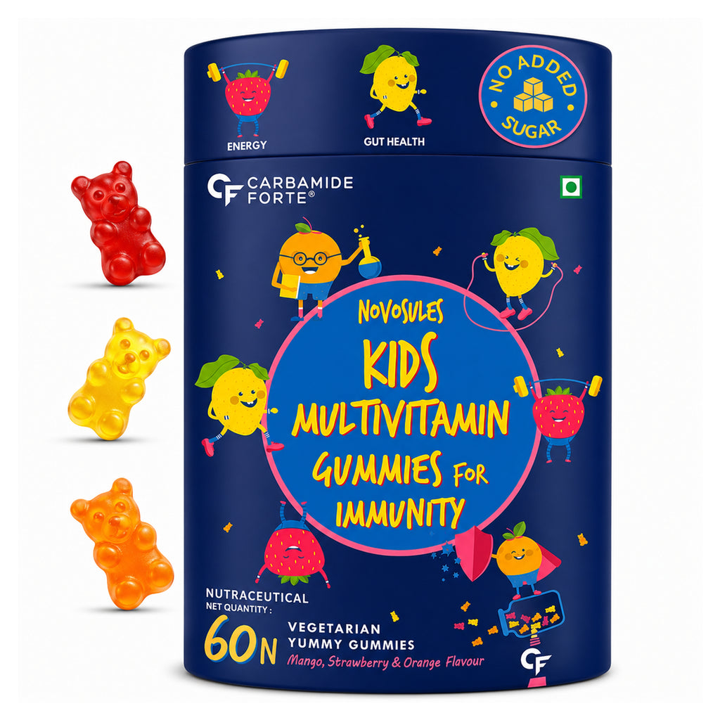 Kids Multivitamin Gummies with 20 Essential Nutrients | 13 Vitamins, 3 Minerals, Prebiotic & Botanical Blend | Daily Nutrition Support for Kids Age 5+ | 60 Gummies