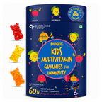 Kids Multivitamin Gummies with 20 Essential Nutrients | 13 Vitamins, 3 Minerals, Prebiotic & Botanical Blend | Daily Nutrition Support for Kids Age 5+ | 60 Gummies