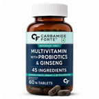 Men's Multivitamin Tablets with 45 Nutrients, 9 Functional Blends, Probiotics & Korean Ginseng | Daily Vitamins & Minerals for Energy, Immunity, Brain & Bone Support | 60 Tablets