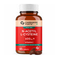 NAC 600mg with Vitamin C 80mg Tablets | N-Acetyl L-Cysteine Supplement for Antioxidant, Immune, Lung & Skin Support | 60 Vegetarian Tablets