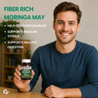 Organic Moringa Tablets 1000mg with Chromium Picolinate | Vegan Moringa Oleifera Leaf Supplement | Antioxidant, Energy, Immune & Metabolism Support | 60 Tablets