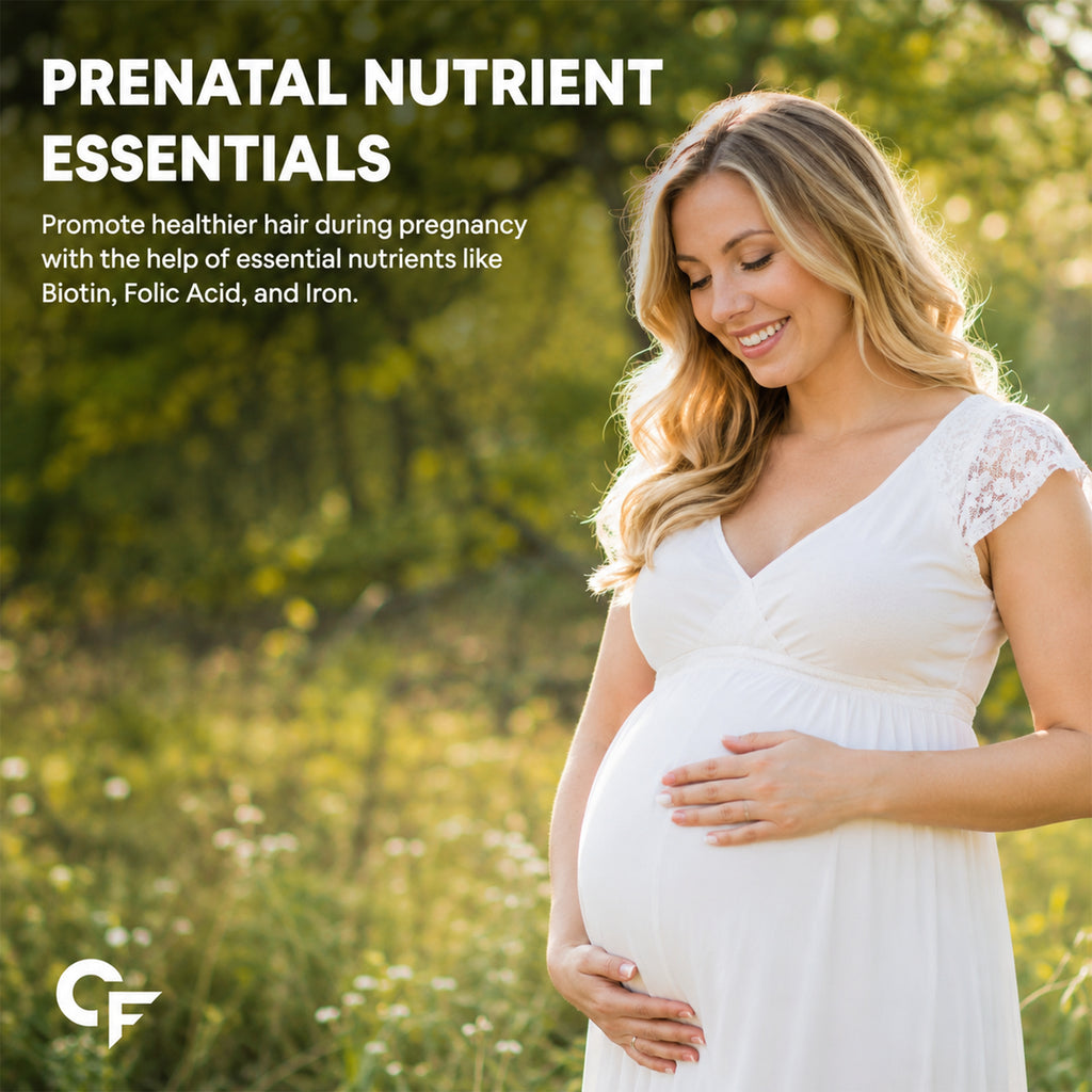 Prenatal Multivitamin with 300mg Vegan DHA, L-Methylfolate, Iron, Calcium, Probiotics & Prebiotics | 33 Essential Nutrients | 60 Vegetarian Tablets