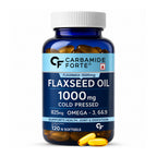 Flaxseed Oil 1000mg Softgels | 825mg Omega 3-6-9 | Cold Pressed Plant-Based Omega Supplement | Vegetarian Fish Oil Alternative | 120 Softgels