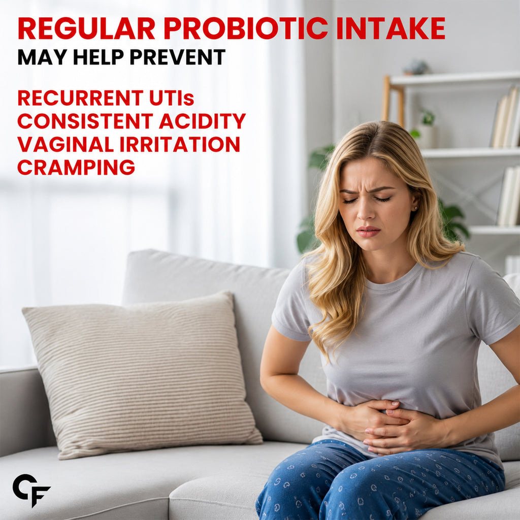 Women's Probiotic 60 Billion CFU with 22 Strains, Prebiotic, Cranberry & D-Mannose | Gut, Digestive & Vaginal Health Support | 60 Capsules