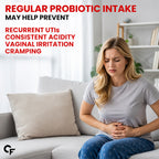 Women's Probiotic 60 Billion CFU with 22 Strains, Prebiotic, Cranberry & D-Mannose | Gut, Digestive & Vaginal Health Support | 60 Capsules