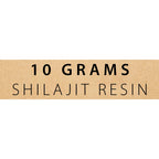 Natural wellness shilajit resin product by Kavra with herb sprig and stone styling
