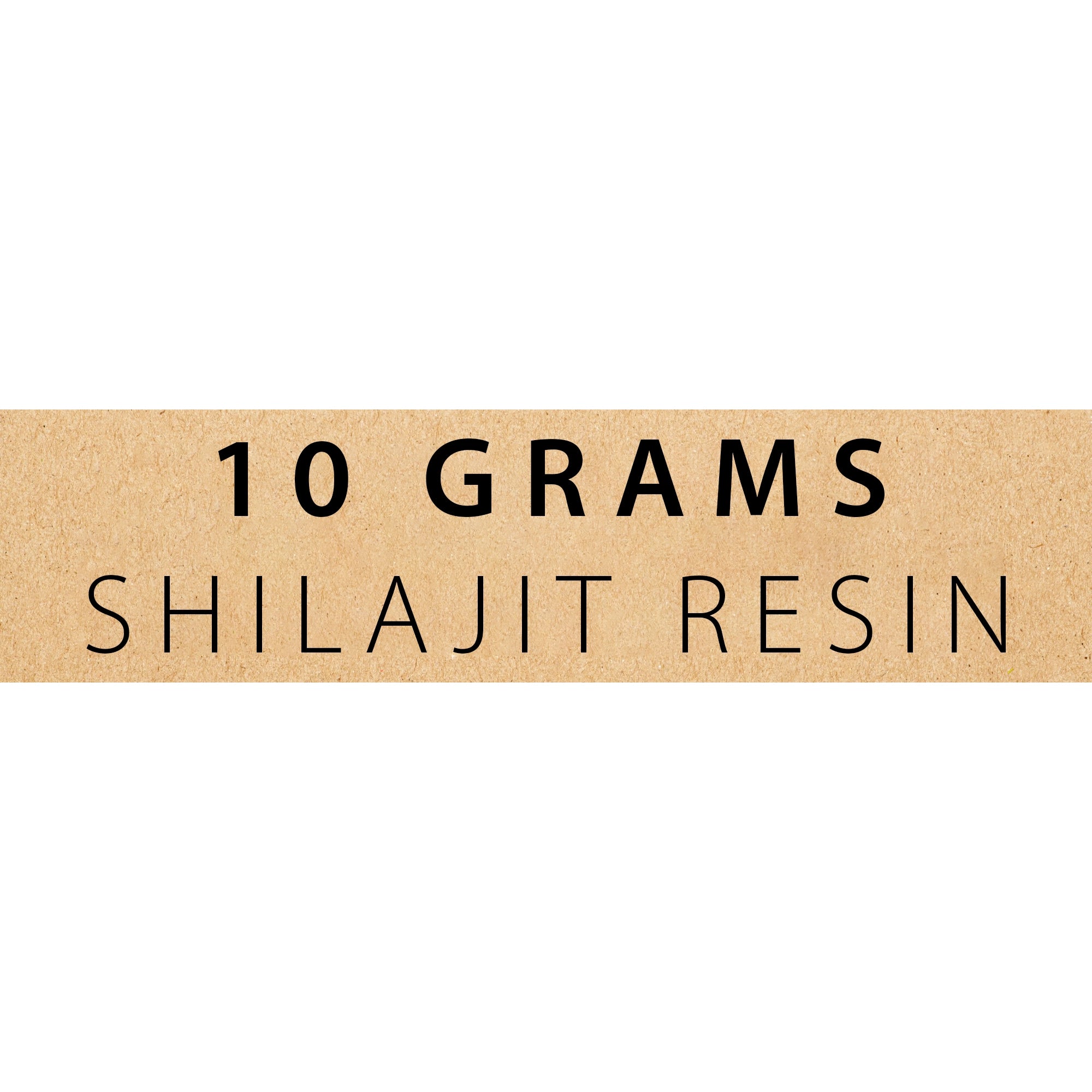 Natural wellness shilajit resin product by Kavra with herb sprig and stone styling