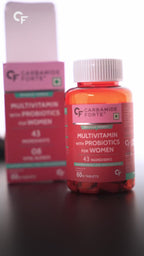 Women's Daily Multivitamin Tablets with Probiotics, Vitamins, Minerals & Herbal Blends - 43 Ingredients, 60 Tablets