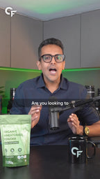 Organic Wheatgrass Powder 100g | USDA Organic Pure Wheatgrass Powder | Green Superfood Supplement