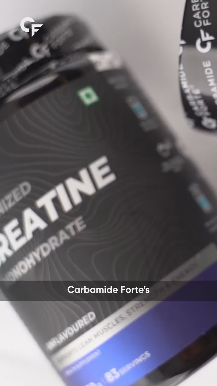 Micronized Creatine Monohydrate Powder 100g | 3000mg Per Serving | Unflavoured | 100% Pure Creatine | 33 Servings | Supports Strength, Muscle Performance & Recovery
